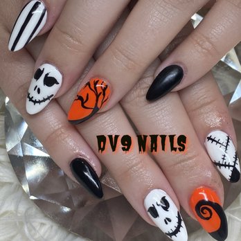 Dv9 Nails - This is Halloween - Nail Salons Near Me Dv9 Nails - This is Halloween - Nail Salons Near Me