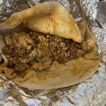 El Taco Stone Oak - Chorizo&Egg Taco - Mexican Near Me - San Antonio, Texas
