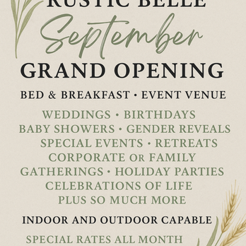 The Rustic Belle - Bed & Breakfast Near Me - Waxahachie, Texas The Rustic Belle - Bed & Breakfast Near Me - Waxahachie, Texas