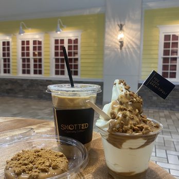 Shotted Specialty Coffee - Lotus cheesecake, Iced vanilla latte, and Lotus Icecream - Coffee & Tea Near Me - Tysons, Virginia Shotted Specialty Coffee - Lotus cheesecake, Iced vanilla latte, and Lotus Icecream - Coffee & Tea Near Me - Tysons, Virginia