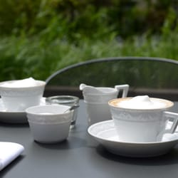 i31 Hotel - Kaffee im Garten
