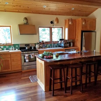 Alder Cabinets Butcher Block Countertops Walnut Slab Countertop Alder Cabinets Butcher Block