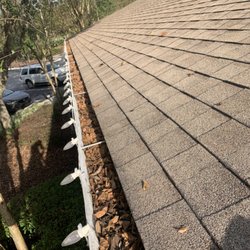 Shines Gutter Repair - Commercial gutter job before cleaning
