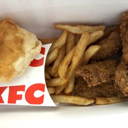 KFC - 5-pc Chicken Tender Combo with a drink ($14.99)