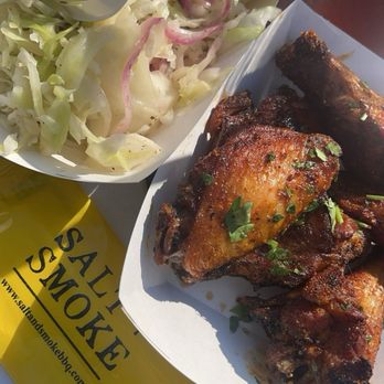 Salt + Smoke - Smoked wings and Coleslaw - Bars Near Me - Saint Louis, Missouri Salt + Smoke - Smoked wings and Coleslaw - Bars Near Me - Saint Louis, Missouri
