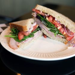 Ellicotville Bake Shop - The "Hammy Honey" sandwich on fresh-baked honey wheat bread