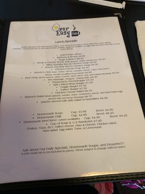 Menu photo 1 Over Easy Cafe Sterling, MA
