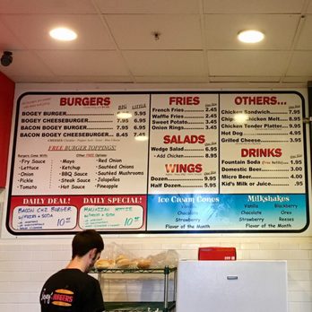 Bogey's Burgers - Menu - Chicken Wings Near Me - Bend, Oregon