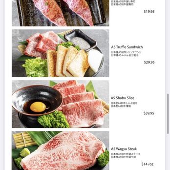 Ishoni Yakiniku - Dinner menu - Barbeque Near Me - Seattle, Washington