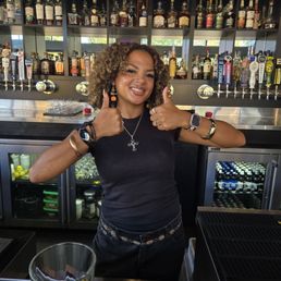 Samantha the bartender. Samantha the bartender.