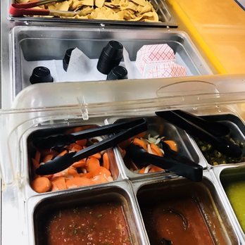California Taco Shop - Chip and salsa bar offerings - Mexican Near Me - Warwick, Rhode Island