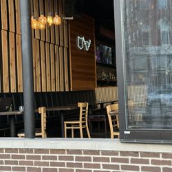 View from the outdoor seating