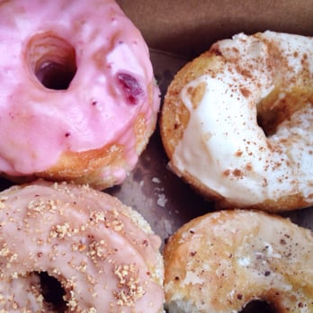 Five Daughters Bakery - Cranberry, maple, chocolate hazelnut, and chocolate espresso cronuts - Bakeries Near Me - Franklin, Tennessee