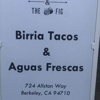 Farmer and the Fig - Standing board sign in front - Caterers Near Me