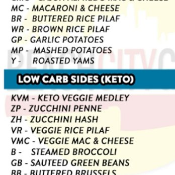 BCG Meals - Sides varieties - Food Delivery Services Near Me - Long Beach, California