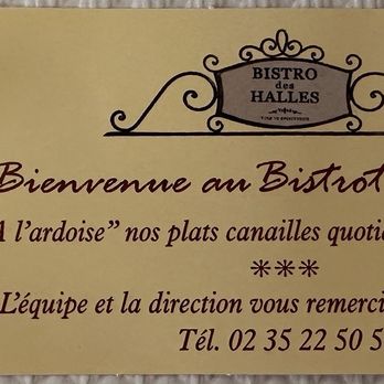 Le Bistrot des Halles - Napkin wrap - Bistros Near Me - Le Havre, 76 Le Bistrot des Halles - Napkin wrap - Bistros Near Me - Le Havre, 76