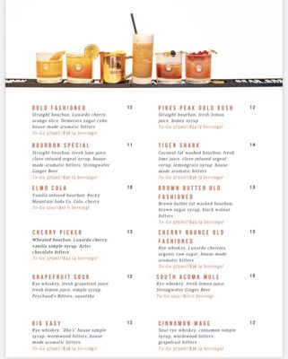 Menu photo 6 Bear Creek Distillery Denver, CO Menu photo 6 Bear Creek Distillery Denver, CO