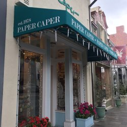Paper Caper - Outside on burlingame Avenue