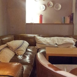 Martin Auer - The sofa in one of the corners + the cow skin chair
