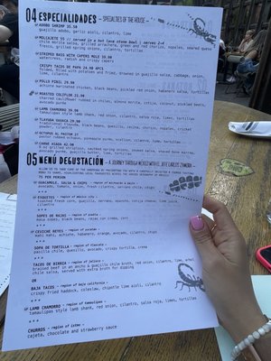 Menu photo 6 El Catrin Destileria Toronto, ON