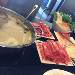 Happy Lamb Hot Pot - 29.99 special lunch combo for 2 with beef and lamb