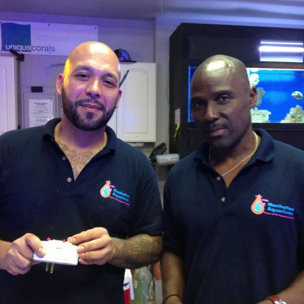 Manhattan Aquariums - Here is a picture of the awesome employees that rolled out the red carpet for me! - Aquarium Services Near Me - Queens, New York Manhattan Aquariums - Here is a picture of the awesome employees that rolled out the red carpet for me! - Aquarium Services Near Me - Queens, New York