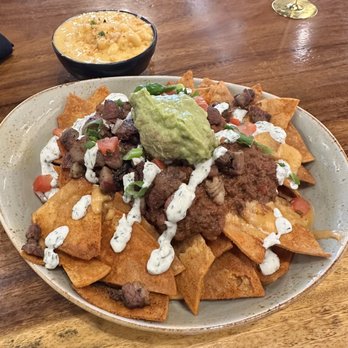 Heritage Beer - Nachos with Tri-tip and mac n cheese - Breweries Near Me - Oceanside, California Heritage Beer - Nachos with Tri-tip and mac n cheese - Breweries Near Me - Oceanside, California