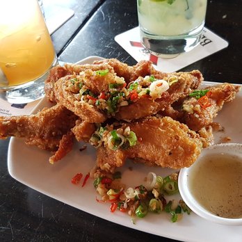Indochine Kitchen - Indochine Garlic Butter Chicken Wings - Asian Fusion Near Me - Vancouver, British Columbia