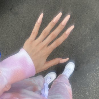 La Sierra Nails & Spa - Coffin nails. Done by Johnny - Nail Salons Near Me - Riverside, California