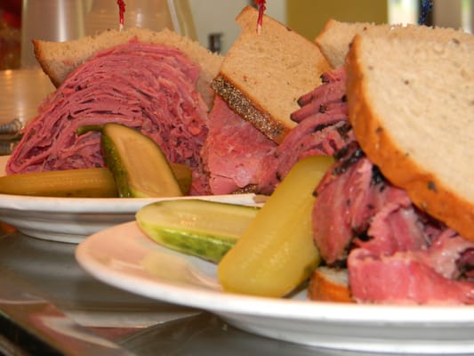 Photo of Artie's Delicatessen - New York, NY, US. Corned Beef vs Pastrami