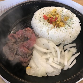 Pepper Lunch - Curry beef sizzling pot - 3/5. Very small portions; I wasn't full at all - Teppanyaki Near Me - Irvine, California