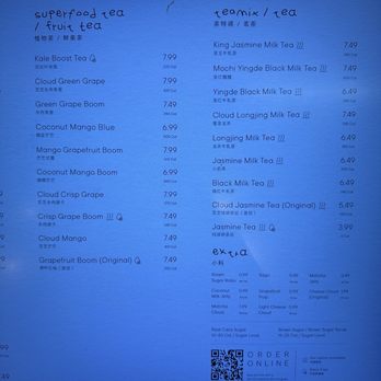 Heytea - Menu IG: @ammysalamii - Bubble Tea Near Me - Glendale, California