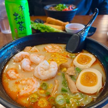 Ten Gu Ramen - Spicy Shrimp Ramen w/ Thin Noodles - Ramen Near Me - Bakersfield, California Ten Gu Ramen - Spicy Shrimp Ramen w/ Thin Noodles - Ramen Near Me - Bakersfield, California