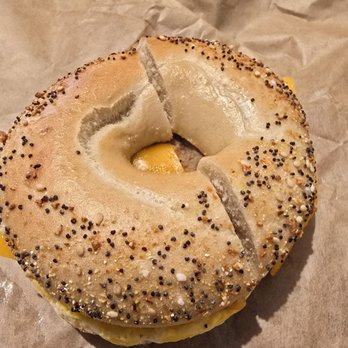 Einstein Bros. Bagels - Egg and sausage sandwich - Bagels Near Me - Glen Ellyn, Illinois Einstein Bros. Bagels - Egg and sausage sandwich - Bagels Near Me - Glen Ellyn, Illinois