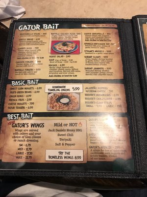 Menu photo 8 Gator's Grill and Spirits Burlington, IA