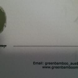 Green Bamboo Massage