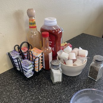 Gangnam Cafe - Everything needed to add to your meal  s available on the table . - American Near Me - Concord, California