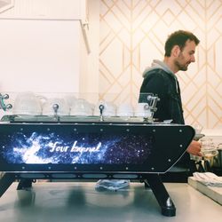The galactic espresso machine pulled a delicious shot!