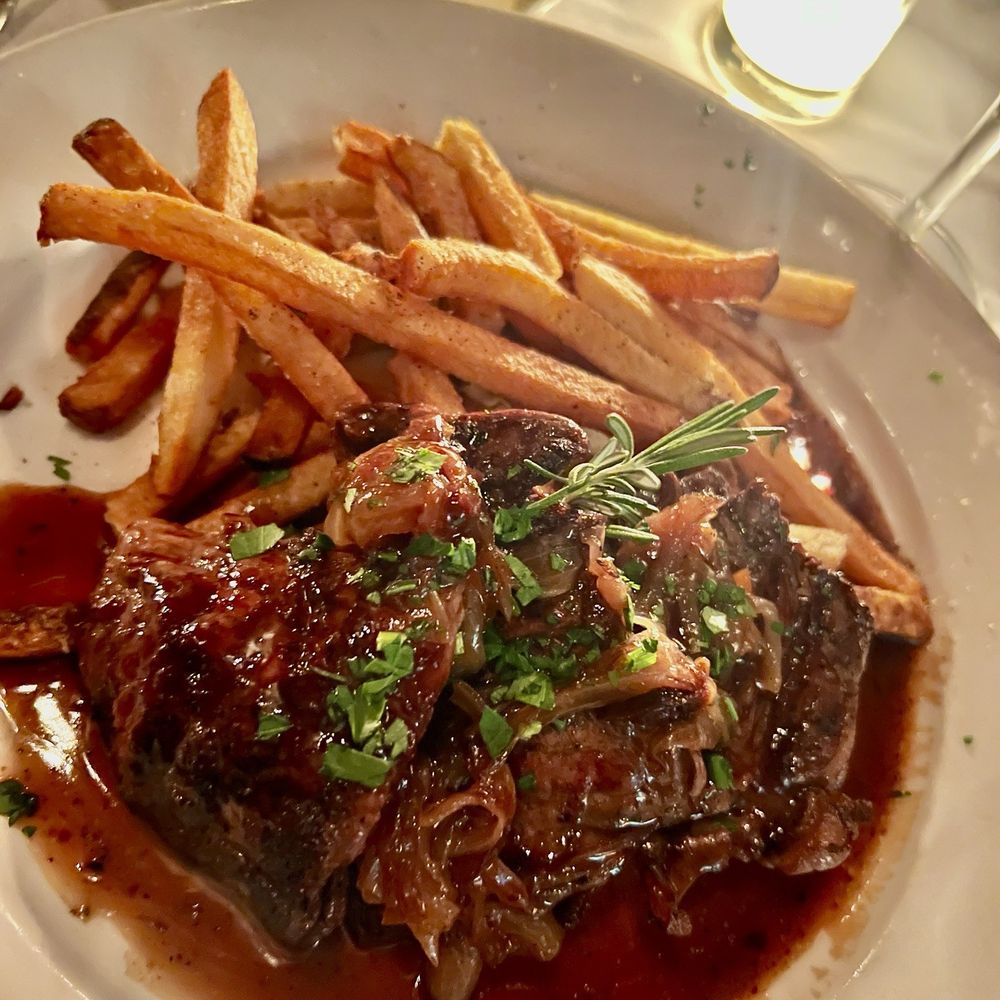 Chez Josephine - Steak Frites ($45 - prix fixe - restaurant week) - French Near Me - New York, New York