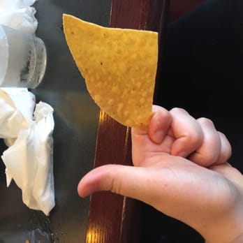 Mi Cancun - This is the chip :))))) ALSO when I asked for a fork...they gave me a napkin - Mexican Near Me - Morrisville, North Carolina Mi Cancun - This is the chip :))))) ALSO when I asked for a fork...they gave me a napkin - Mexican Near Me - Morrisville, North Carolina