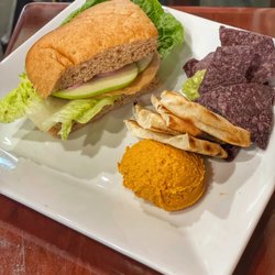 The Sunflower Cafe' - Cranberry-Apple Tofurkey Sandwich
