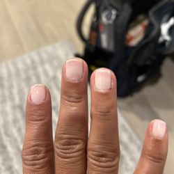 Nams Nail Spa - Fingers with bleeding cuticles.