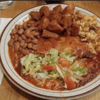 The Shed - Carne adobada plate - New Mexican Cuisine Near Me - Santa Fe, New Mexico