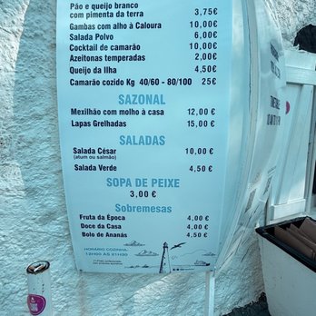 Bar Caloura - Menu - Bars Near Me - Lagoa, 20 Bar Caloura - Menu - Bars Near Me - Lagoa, 20