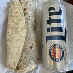 Burrito as big as a tall can