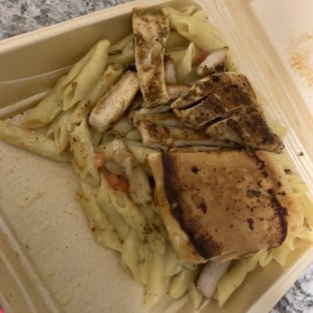 Chili's - Cajun Chicken Pasta "extra chicken extra sauce" and bread - Bars Near Me - Homewood, Alabama