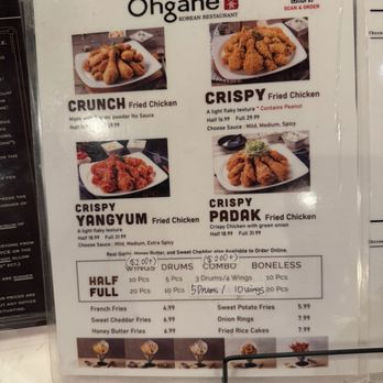 Ohgane KBBQ x Vons Chicken - Menu - Barbeque Near Me - Alameda, California Ohgane KBBQ x Vons Chicken - Menu - Barbeque Near Me - Alameda, California