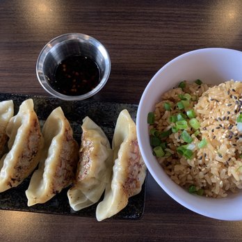 Noods Ramen Bar - Pan-fried gyoza & garlic fried rice - Ramen Near Me - Honolulu, Hawaii Noods Ramen Bar - Pan-fried gyoza & garlic fried rice - Ramen Near Me - Honolulu, Hawaii