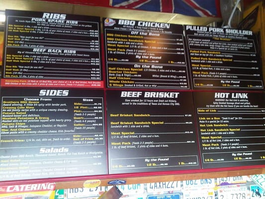 Menu photo 7 Brothers BBQ Denver, CO