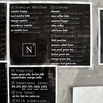 N7 Draft Tea and Coffee - Menu - Coffee & Tea Near Me - San Jose, California N7 Draft Tea and Coffee - Menu - Coffee & Tea Near Me - San Jose, California